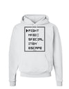 RPG Command Selection List Hoodie Sweatshirt by TooLoud-Hoodie-TooLoud-White-Small-Davson Sales