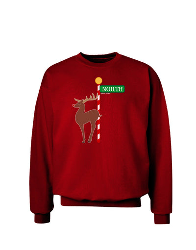 Rudolf Ratchet Reindeer Color Adult Dark Sweatshirt-Sweatshirts-TooLoud-Deep-Red-Small-Davson Sales