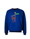 Rudolf Ratchet Reindeer Color Adult Dark Sweatshirt-Sweatshirts-TooLoud-Deep-Royal-Blue-Small-Davson Sales