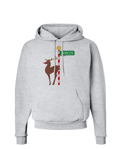 Rudolf Ratchet Reindeer Color Hoodie Sweatshirt-Hoodie-TooLoud-AshGray-Small-Davson Sales