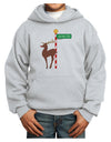 Rudolf Ratchet Reindeer Color Youth Hoodie Pullover Sweatshirt-Youth Hoodie-TooLoud-Ash-XS-Davson Sales