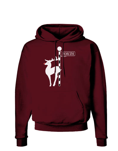 Rudolf the Ratchet Reindeer Dark Hoodie Sweatshirt-Hoodie-TooLoud-Maroon-Small-Davson Sales