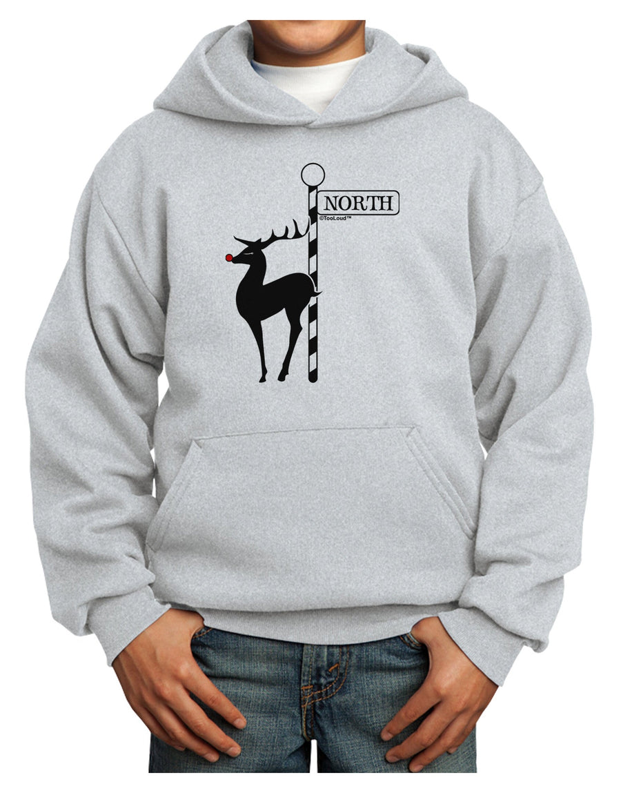 Rudolf the Ratchet Reindeer Youth Hoodie Pullover Sweatshirt-Youth Hoodie-TooLoud-White-XS-Davson Sales