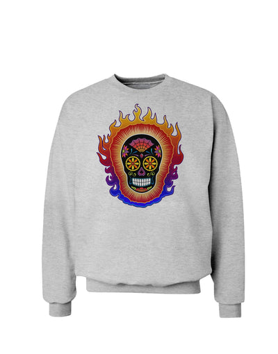 Sacred Calavera Day of the Dead Sugar Skull Sweatshirt-Sweatshirts-TooLoud-AshGray-Small-Davson Sales