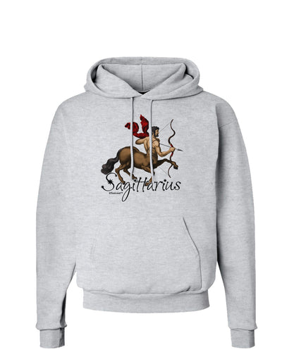 Sagittarius Color Illustration Hoodie Sweatshirt-Hoodie-TooLoud-AshGray-Small-Davson Sales