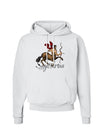 Sagittarius Color Illustration Hoodie Sweatshirt-Hoodie-TooLoud-White-Small-Davson Sales