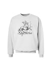 Sagittarius Illustration Sweatshirt-Sweatshirts-TooLoud-White-Small-Davson Sales