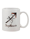 Sagittarius Symbol Adorned 11 oz Coffee Mug - TooLoud-11 OZ Coffee Mug-TooLoud-White-Davson Sales