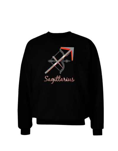 Sagittarius Symbol Adult Dark Sweatshirt-Sweatshirts-TooLoud-Black-Small-Davson Sales