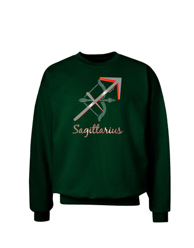 Sagittarius Symbol Adult Dark Sweatshirt-Sweatshirts-TooLoud-Deep-Forest-Green-Small-Davson Sales