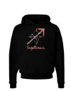 Sagittarius Symbol Dark Hoodie Sweatshirt-Hoodie-TooLoud-Black-Small-Davson Sales