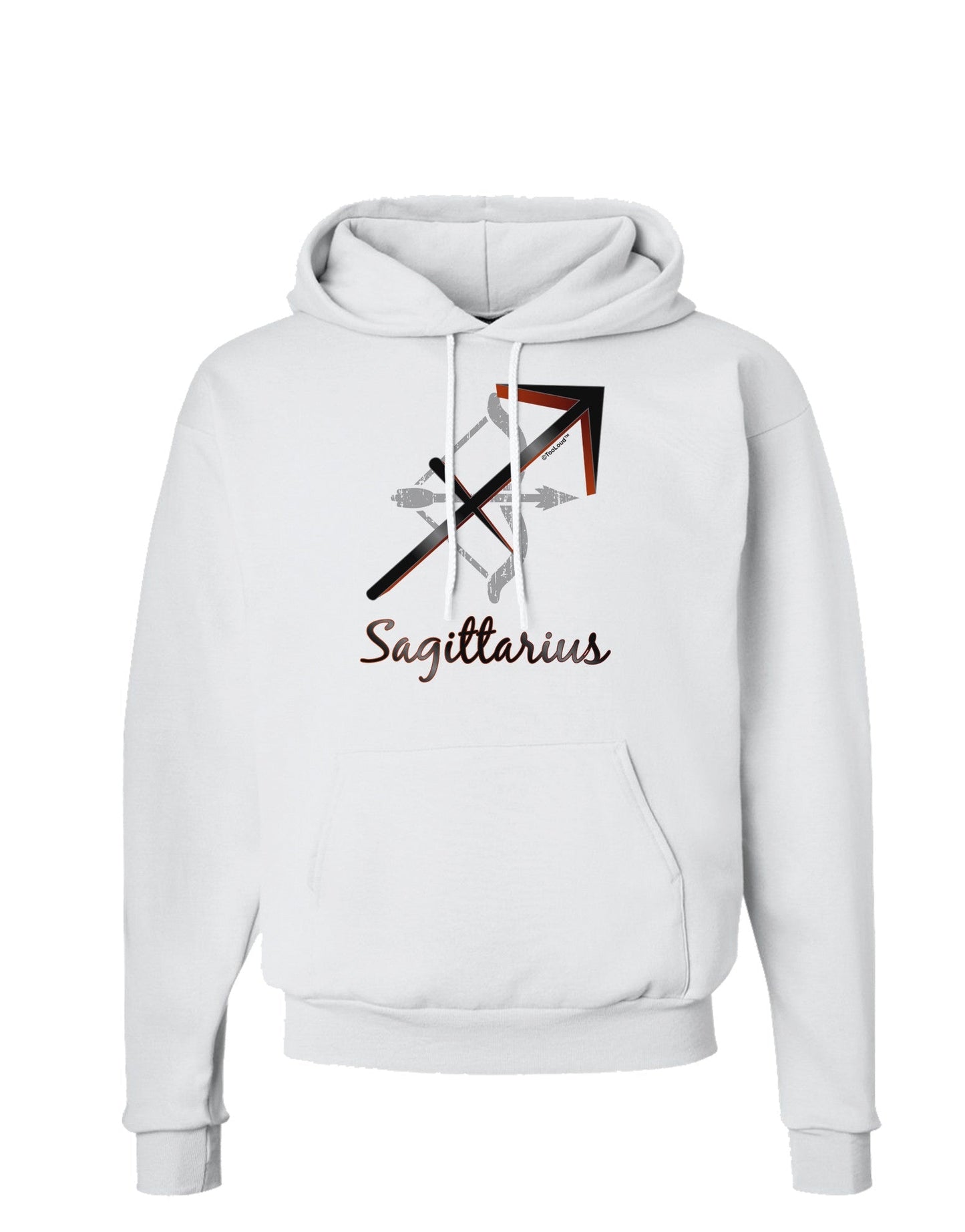 Sagittarius Symbol Hoodie Sweatshirt-Hoodie-TooLoud-White-Small-Davson Sales