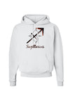 Sagittarius Symbol Hoodie Sweatshirt-Hoodie-TooLoud-White-Small-Davson Sales