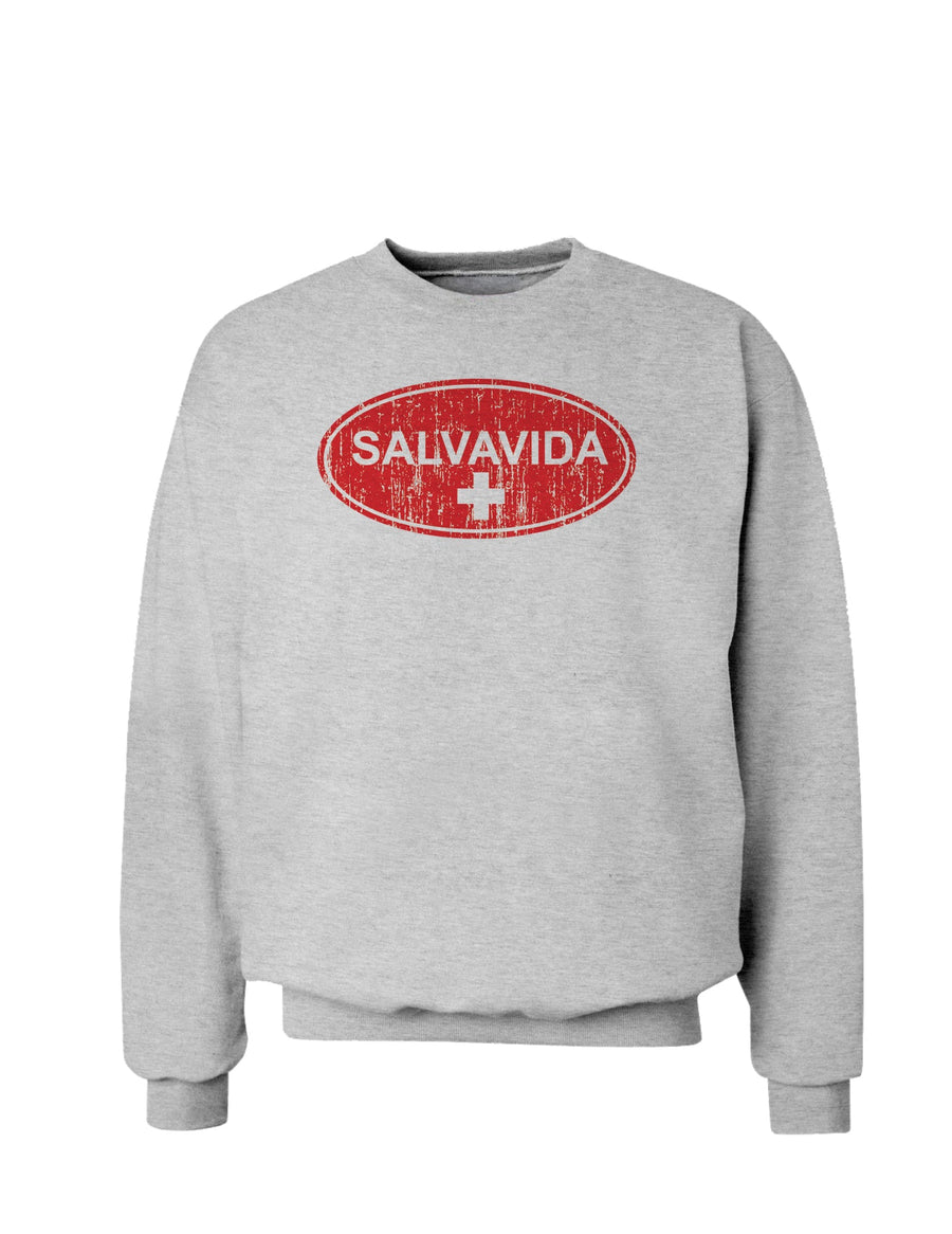 Salvavida Adult Sweatshirt-Sweatshirts-TooLoud-Salvavida White-Small-Davson Sales