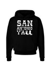 San Antonio Y'all - Boots - Texas Pride Dark Hoodie Sweatshirt by TooLoud-Hoodie-TooLoud-Black-Small-Davson Sales