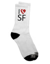 San Francisco Adult Crew Socks - A Must-Have for Every Fashion Enthusiast-Socks-TooLoud-White-Ladies-4-6-Davson Sales