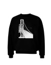 San Francisco Bay Bridge Adult Dark Sweatshirt-Sweatshirts-TooLoud-Black-Small-Davson Sales