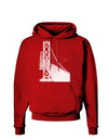 San Francisco Bay Bridge Dark Hoodie Sweatshirt-Hoodie-TooLoud-Red-Small-Davson Sales