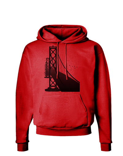 San Francisco Bay Bridge Hoodie Sweatshirt-Hoodie-TooLoud-Red-Small-Davson Sales