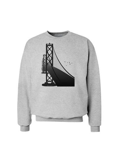 San Francisco Bay Bridge Sweatshirt-Sweatshirts-TooLoud-AshGray-Small-Davson Sales