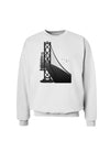 San Francisco Bay Bridge Sweatshirt-Sweatshirts-TooLoud-White-Small-Davson Sales