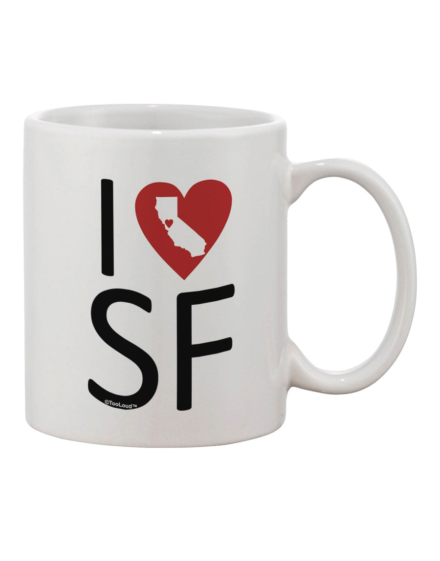 San Francisco Inspired 11 oz Coffee Mug - TooLoud-11 OZ Coffee Mug-TooLoud-White-Davson Sales