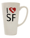 San Francisco-inspired Conical Latte Coffee Mug - TooLoud-Conical Latte Mug-TooLoud-White-Davson Sales