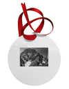 San Juan Mountain Range 2 Circular Metal Ornament-Ornament-TooLoud-White-Davson Sales