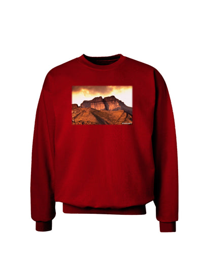 San Juan Mountain Range Adult Dark Sweatshirt-Sweatshirts-TooLoud-Deep-Red-Small-Davson Sales