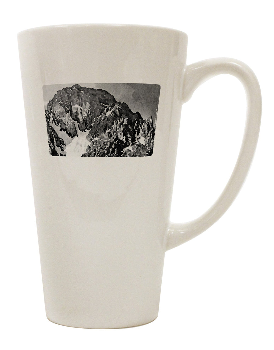 San Juan Mountain Range CO 2 16 Ounce Conical Latte Coffee Mug - Expertly Crafted Drinkware-Conical Latte Mug-TooLoud-White-Davson Sales