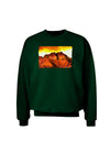 San Juan Mountain Range CO Adult Dark Sweatshirt-Sweatshirts-TooLoud-Deep-Forest-Green-Small-Davson Sales
