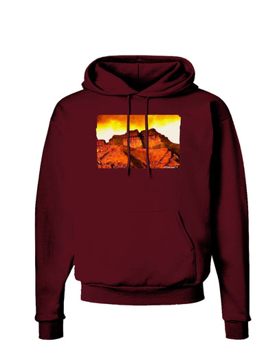 San Juan Mountain Range CO Dark Hoodie Sweatshirt-Hoodie-TooLoud-Maroon-Small-Davson Sales