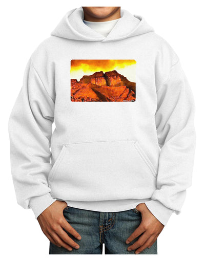 San Juan Mountain Range CO Youth Hoodie Pullover Sweatshirt-Youth Hoodie-TooLoud-White-XS-Davson Sales