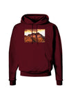 San Juan Mountain Range Dark Hoodie Sweatshirt-Hoodie-TooLoud-Maroon-Small-Davson Sales