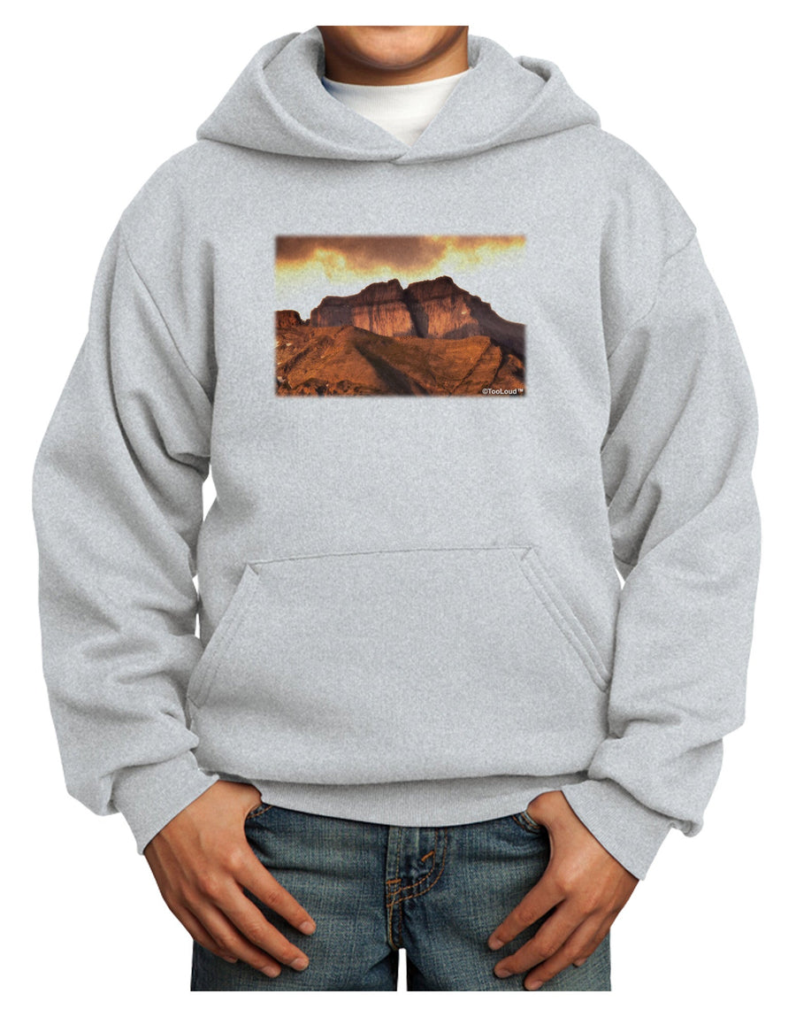 San Juan Mountain Range Youth Hoodie Pullover Sweatshirt-Youth Hoodie-TooLoud-White-XS-Davson Sales