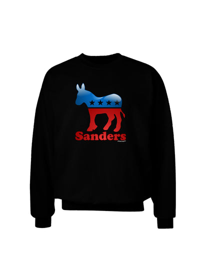 Sanders Bubble Symbol Adult Dark Sweatshirt-Sweatshirts-TooLoud-Black-Small-Davson Sales