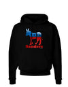 Sanders Bubble Symbol Dark Hoodie Sweatshirt-Hoodie-TooLoud-Black-Small-Davson Sales