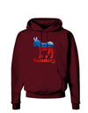 Sanders Bubble Symbol Dark Hoodie Sweatshirt-Hoodie-TooLoud-Maroon-Small-Davson Sales