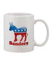 Sanders Bubble Symbol Printed 11 oz Coffee Mug - Exquisite Drinkware Expertise-11 OZ Coffee Mug-TooLoud-White-Davson Sales