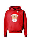 Santa Claus Face Christmas Dark Hoodie Sweatshirt-Hoodie-TooLoud-Red-Small-Davson Sales