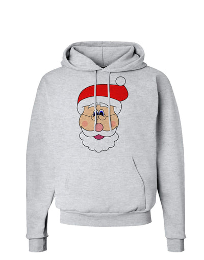 Santa Claus Face Christmas Hoodie Sweatshirt-Hoodie-TooLoud-AshGray-Small-Davson Sales