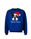 Santa Paws Christmas Dog Adult Dark Sweatshirt-Sweatshirts-TooLoud-Deep-Royal-Blue-Small-Davson Sales