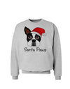 Santa Paws Christmas Dog Sweatshirt-Sweatshirts-TooLoud-AshGray-Small-Davson Sales