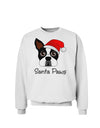 Santa Paws Christmas Dog Sweatshirt-Sweatshirts-TooLoud-White-Small-Davson Sales