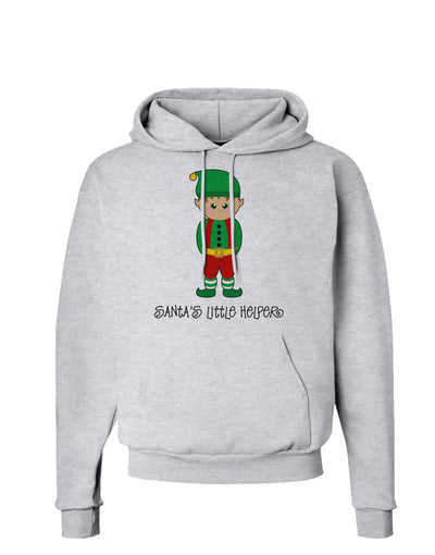 Santa's Little Helper Christmas Elf Boy Hoodie Sweatshirt-Hoodie-TooLoud-AshGray-Small-Davson Sales