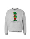 Santa's Little Helper Christmas Elf Boy Sweatshirt-Sweatshirts-TooLoud-AshGray-Small-Davson Sales