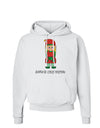 Santa's Little Helper Christmas Elf Girl Hoodie Sweatshirt-Hoodie-TooLoud-White-Small-Davson Sales