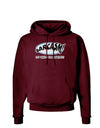 Sarcasm It's What's For Breakfast Dark Hoodie Sweatshirt-Hoodie-TooLoud-Maroon-Small-Davson Sales