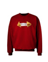 Sarcastic Fortune Cookie Adult Dark Sweatshirt-Sweatshirts-TooLoud-Deep-Red-Small-Davson Sales