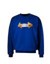 Sarcastic Fortune Cookie Adult Dark Sweatshirt-Sweatshirts-TooLoud-Deep-Royal-Blue-Small-Davson Sales